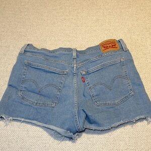 Levi's high rise short.  Light Blue Jean Shorts.  Size 31